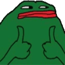peepo hmm thumbs up