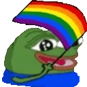 peepo pride flag